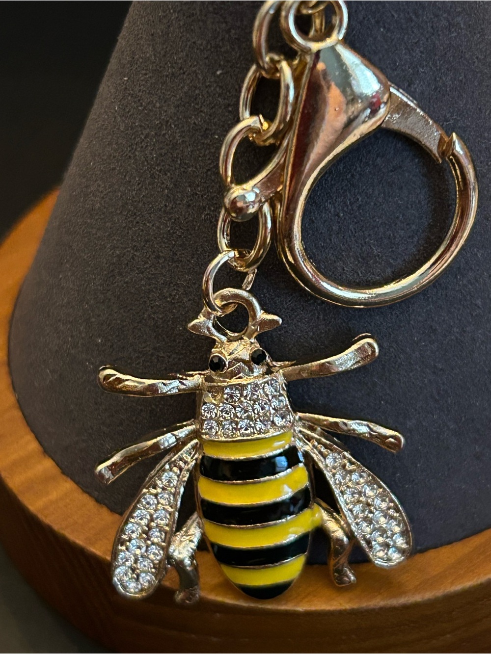 Colorful Assortment of Bumblebee 🐝 Bag Charm Keychain with Golden Hardware NWT